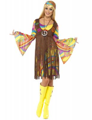 SMIFFYS D&eacute;guisement hippie fleurs ann&eacute;e 70 femme