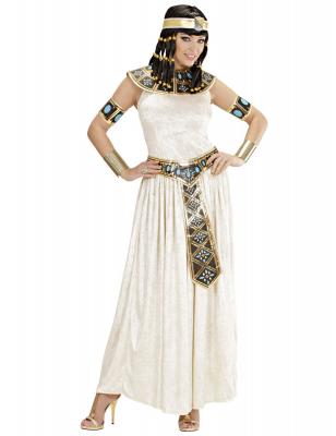 WIDMANN  - CS923277/M - Costume divine egyptienne velours M, Blanc