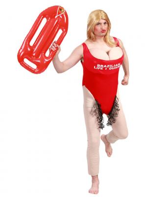 ALPEXE Generico Beach Vigilant Costume Rouge 54-56