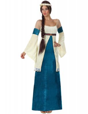 ATOSA D&eacute;guisement De Dame M&eacute;di&eacute;vale Blanc Et Bleu - T-1