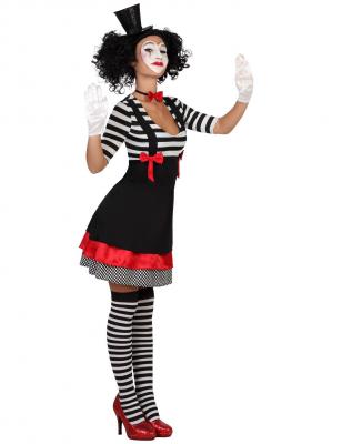 ATOSA Deguisement De Mime Femme - Noir / blanc - T-2