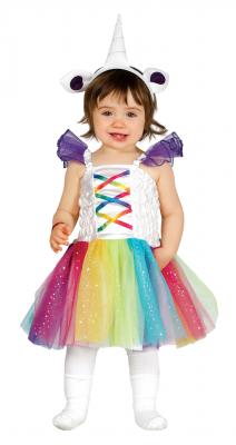 GENERIQUE D&eacute;guisement Unicorne B&eacute;b&eacute; - 6/12 Mois - Multicolore - Guirca 85967