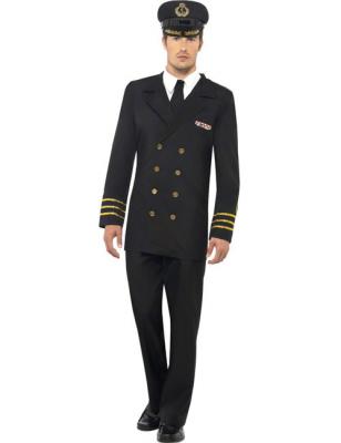 SMIFFYS Costume Homme Officier De Marine Navy - Vert - M
