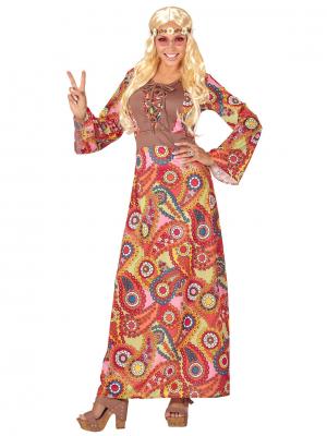  Widmann- Costume de Hippie pour Adulte, 11009610, Blanc, m