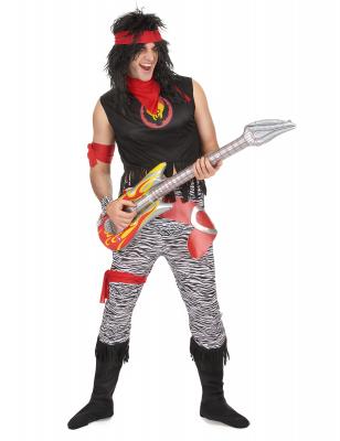 WIDMANN Costume Rock Star Adulte - Noir - S
