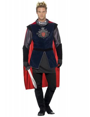 SMIFFYS Costume Roi Arthur Medieval Luxe Homme - Multicolores - XL