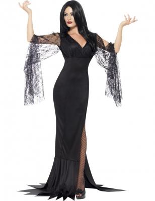 SMIFFYS D&eacute;guisement De Mortitia Pour Femme. Comprend La Robe (Taille L)