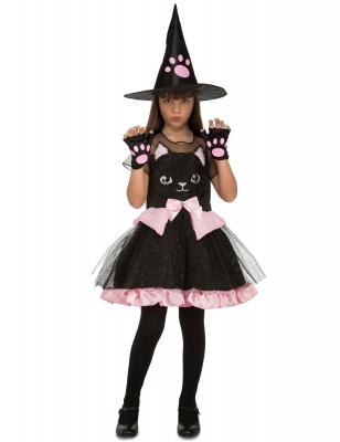 MOM D&eacute;guisement pour enfants my other me noir sorci&egrave;re chaton