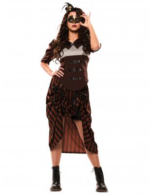 EUROCARNAVALES, SA D&eacute;guisement de Steampunk R&eacute;tro pour femme
