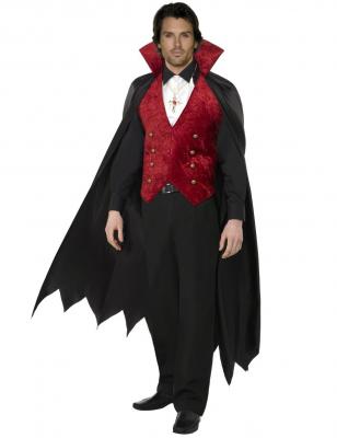 SMIFFYS Costume Vampire Rouge Et Noir - Rouge - L 