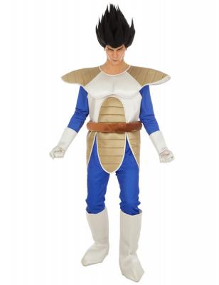 CHAKS D&eacute;guisement V&eacute;g&eacute;ta Adulte Licence Officielle Dragon Ball Z - Bleu - L