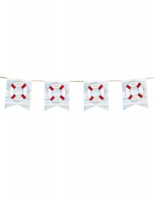 Boland ligne de drapeau 4 m&egrave;tres carton bleu