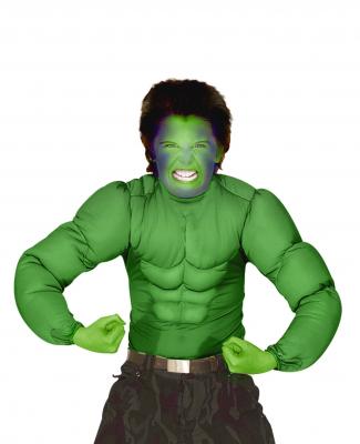 GENERIQUE Haut muscles verts enfant - 11-12 ans