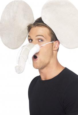 GENERIQUE Smiffys Kit &eacute;l&eacute;phant, gris, avec serre-t&ecirc;te oreilles et trompe