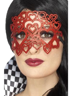 PL RH SMITH & SONS WIGMAKERS LTD TRADING AS SMIFFY S, Masque &agrave; paillettes coeurs rouges adulte