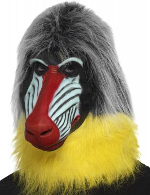PL RH SMITH & SONS WIGMAKERS LTD TRADING AS SMIFFY S, Smiffys Masque de babouin,Gris,Latex, t&ecirc;te compl&egrave;te