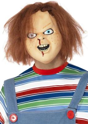 PL RH SMITH & SONS WIGMAKERS LTD TRADING AS SMIFFY S, Smiffys Masque latex Chucky, Marron, Couvre toute la t&ecirc;te