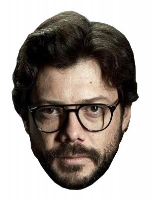  Masque en carton 2D Profesor - Acteur - Taille A4