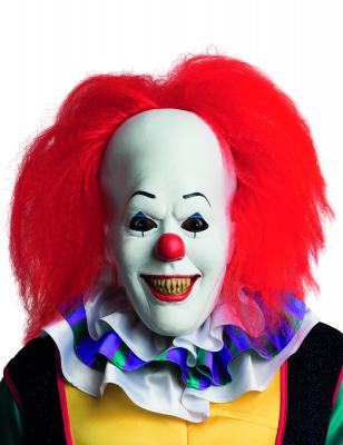 GENERIQUE Masque en latex avec cheveux clown &Ccedil;a adulte