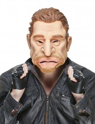 DEGUISE TOI Masque Humoristique En Latex Johnny Adulte - Chair - Taille Unique