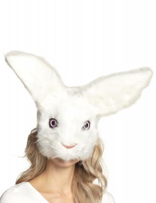BOLAND BV Masque de Lapin Blanc Peluche