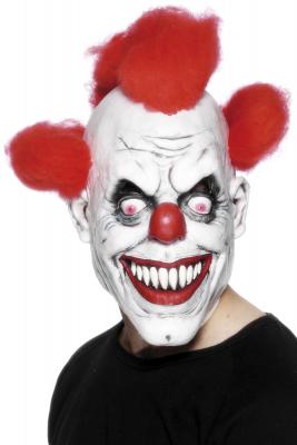 SMIFFYS Masque De Clown Horreur - Blanc - Taille Unique