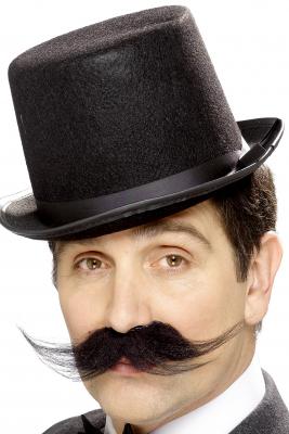 SMIFFYS Moustaches De Detective Auto Adhesives - Noir - Unique