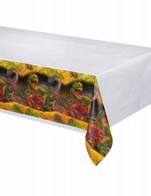 UNIQUE Nappe En Plastique Anniversaire Dinosaures 137 X 274 Cm