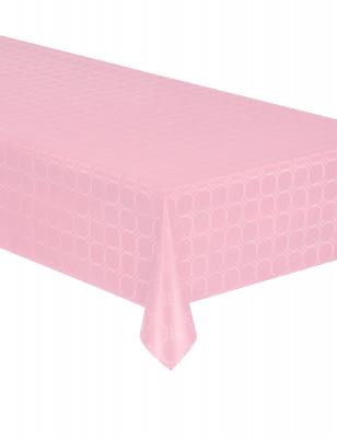 ISAP Nappe en rouleau papier damass&eacute; rose pastel 6 m