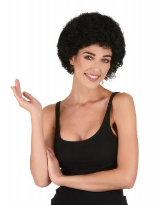 BOLAND - Perruque Pop, Mixte Adulte, 85836, Noir, Taille Unique