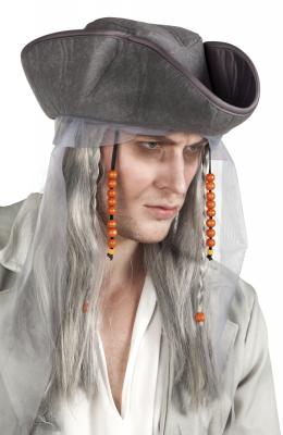 BOLAND BV Perruque pirate grise homme taille unique
