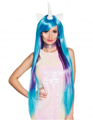 BOLAND BV Boland 85817 Perruque licorne avec corne pour femme Taille unique