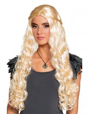 BOLAND BV Perruque longue blonde avec petites tresses femme