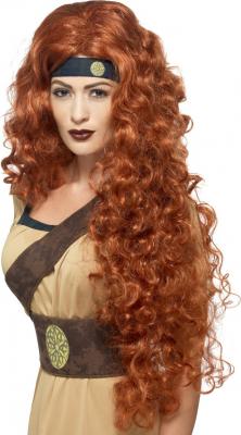 PL RH SMITH & SONS WIGMAKERS LTD TRADING AS SMIFFY S, Smiffys Perruque de Reine Guerri&egrave;re M&eacute;di&eacute;vale, Aubrun, Extra Long