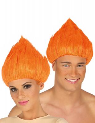 FIESTAS GUIRCA, S.L. Perruque troll orange adulte - Orange - Taille Unique