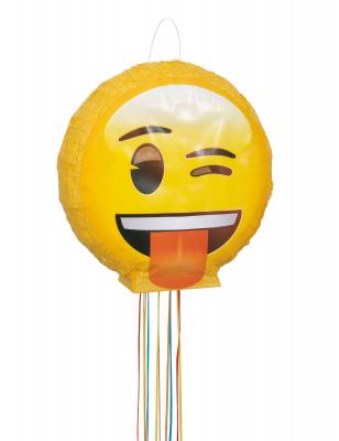 Unique Party 66197 - Clin d'&OElig;il Emoji Pinata, avec Ficelle a Tirer