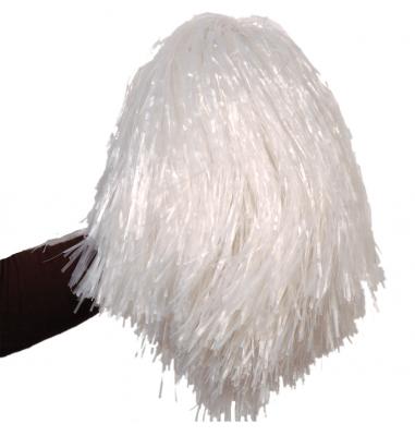 GENERIQUE POMPON BLANC CHEERLEADER SUPPORTER  Blanc