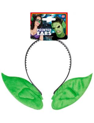 WIDMANN Serre-t&ecirc;te oreilles de lutin vertes adulte