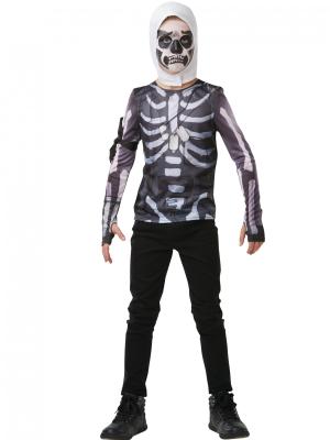 FORTNITE D&eacute;guisement  Top et Cagoule Ado Skull Trooper Taille XL