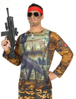 GENERIQUE Atosa Military T -shirt Custom Multicolore M-L