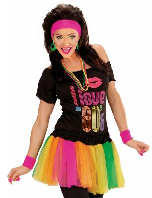 WIDMANN  Tutu Multicolore Fluo Court Femme - Color&eacute; - Taille Unique