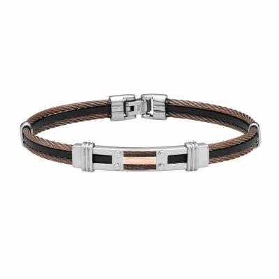 JOURDAN Bracelet  Corelieae Acier Bicolore