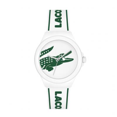 LACOSTE Montre mixte  Neocroc 2001347 - Bracelet Silicone Vert