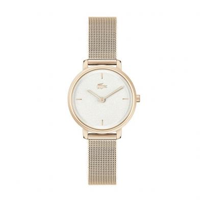 LACOSTE Montre Femme  Suzanne 2001321 - Bracelet Acier Dor&eacute; rose