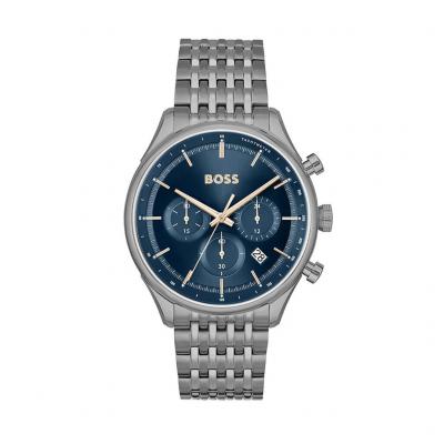 BOSS Montre Homme  Gregor 1514083 - Bracelet Acier Gris
