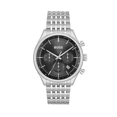 BOSS Montre Homme  Gregor 1514082 - Bracelet Acier Argent