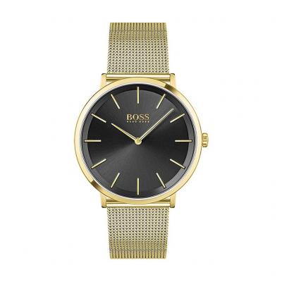 BOSS Montre Homme Skyliner Noir 1513909 Jaune 