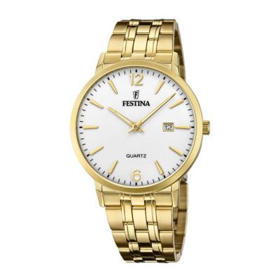 FESTINA Montre homme  F20513-2 - Bracelet Acier Dor&eacute;