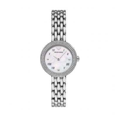 EMPORIO ARMANI Montre Femme  en Acier Gris 230229
