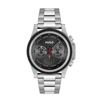 HUGO Montre Homme  #Brave - 1530347 Bracelet Acier Argent